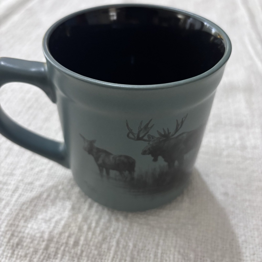 BASS‎ PRO SHOPS COFFEE MUG Cup Coffee Tea  DECO MUG Moose Outdoors